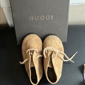 Gucci Kids Dress Shoes Beige